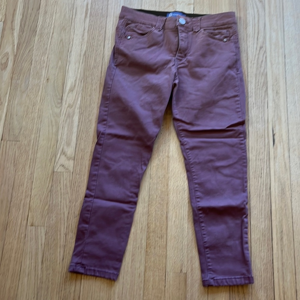 Democracy purple pants. Stretchy. Size 8p